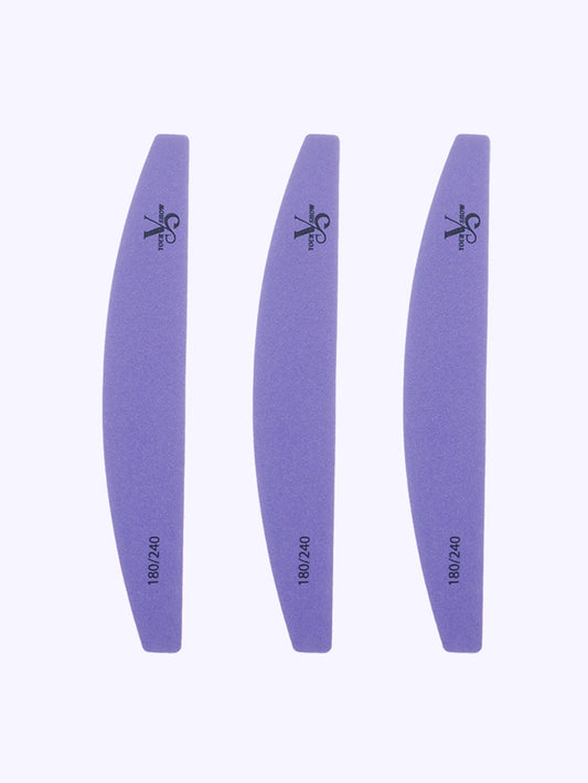 Lime à ongles en bois – Forme demi-lune 180/240